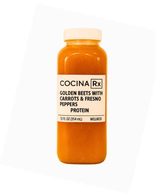 CARROT, GOLDEN BEETS, LIME, FRESNO CHILE, HIMALAYAN SALT