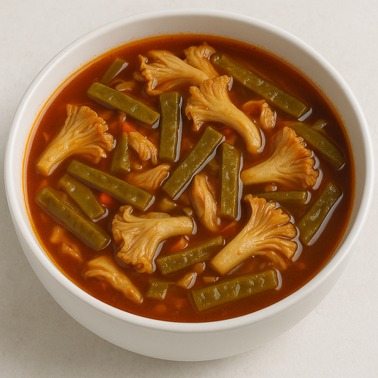 OYSTER MUSHROOM & NOPAL GUAJILLO SOUP